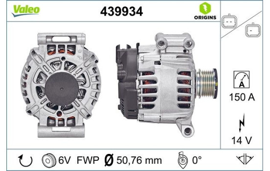Alternator NEW ORIGINAL PART 439934 Valeo, Image 4