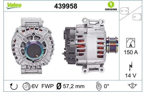 Alternator NEW ORIGINAL PART 439958 Valeo