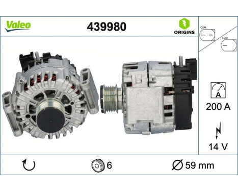 Alternator NEW ORIGINAL PART 439980 Valeo