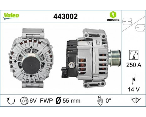 Alternator NEW ORIGINAL PART 443002 Valeo