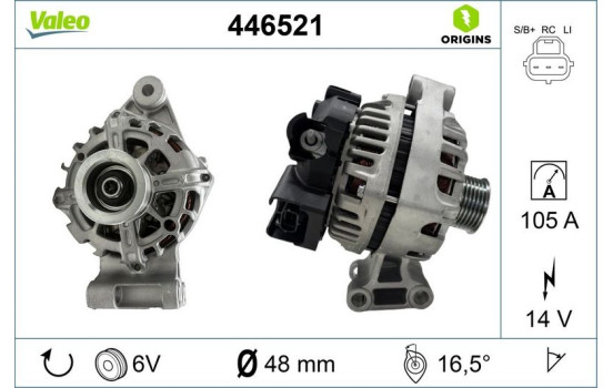 Alternator NEW ORIGINAL PART 446521 Valeo