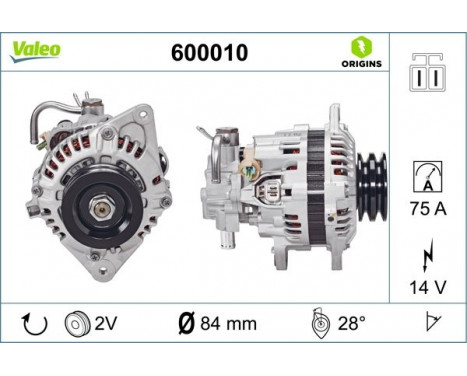 Alternator NEW ORIGINAL PART 600010 Valeo, Image 4