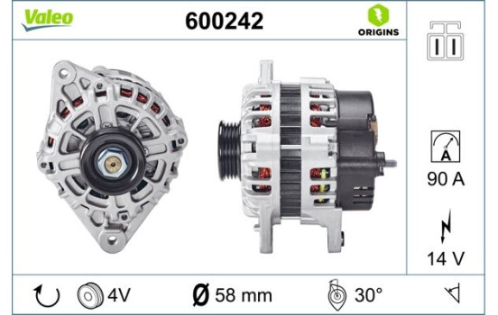 Alternator NEW ORIGINAL PART 600242 Valeo