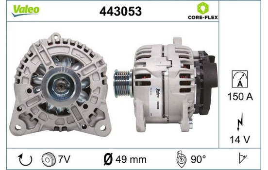 Alternator NEW PART 443053 Valeo, Image 4