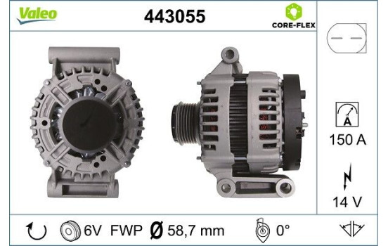 Alternator NEW PART 443055 Valeo, Image 4