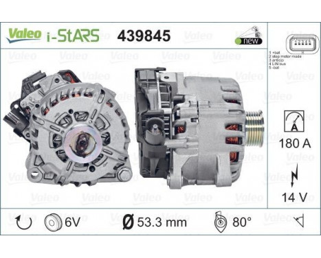 Alternator NEW STOP&START ORIGINAL PART 439845 Valeo