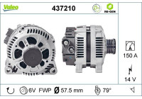 Alternator REMANUFACTURED PREMIUM 437210 Valeo