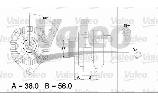 Alternator REMANUFACTURED PREMIUM 437223 Valeo, Image 2