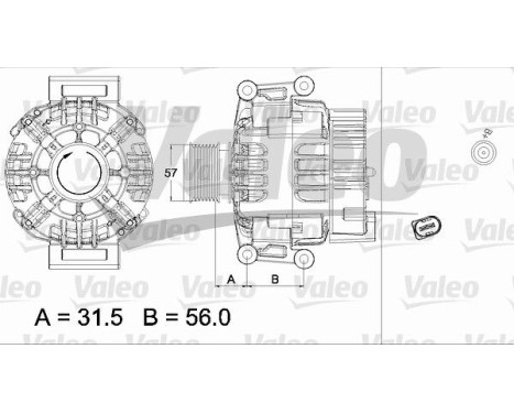 Alternator REMANUFACTURED PREMIUM 437430 Valeo, Image 5