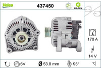 Alternator REMANUFACTURED PREMIUM 437450 Valeo