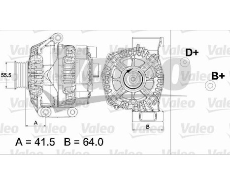 Alternator REMANUFACTURED PREMIUM 437475 Valeo, Image 2