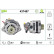 Alternator REMANUFACTURED PREMIUM 437497 Valeo, Thumbnail 2