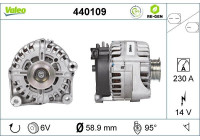 Alternator REMANUFACTURED PREMIUM 440109 Valeo
