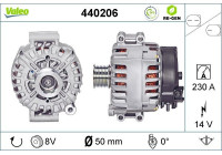Alternator REMANUFACTURED PREMIUM 440206 Valeo