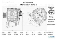 Alternator Volkswagen 140A