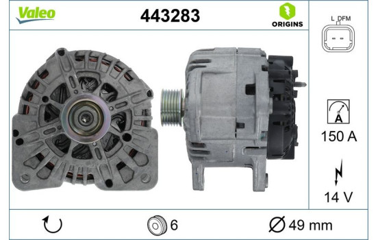 Dynamo 443283 Valeo