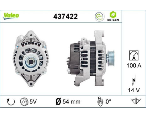 Dynamo / Alternator 437422 Valeo, Image 3