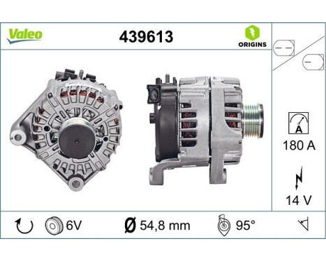 Dynamo / Alternator 439613 Valeo, Image 4