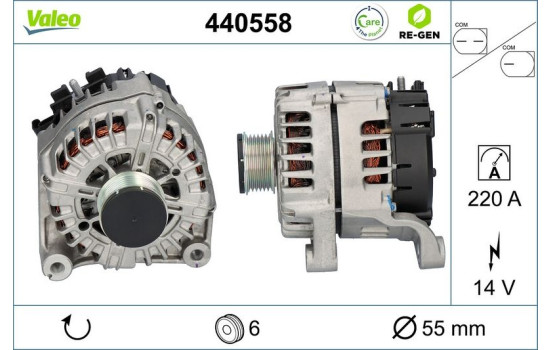 Dynamo / Alternator 440558 Valeo, Image 2