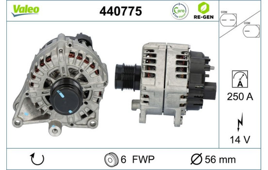 Dynamo / Alternator 440775 Valeo, Image 2