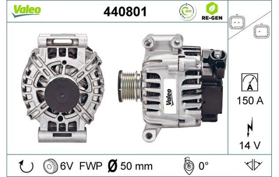 Dynamo / Alternator 440801 Valeo, Image 4