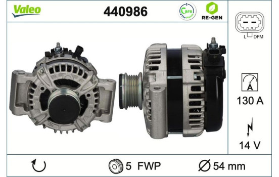 Dynamo / Alternator 440986 Valeo, Image 2