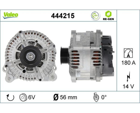 Dynamo / Alternator 444215 Valeo, Image 5