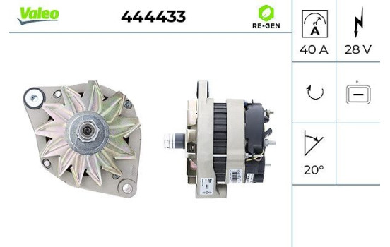 Dynamo / Alternator 444433 Valeo, Image 2