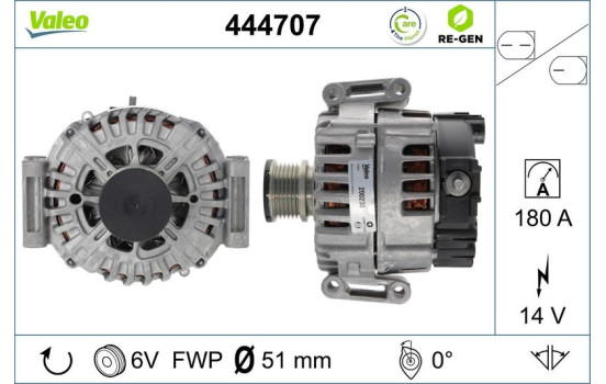Dynamo / Alternator 444707 Valeo, Image 2