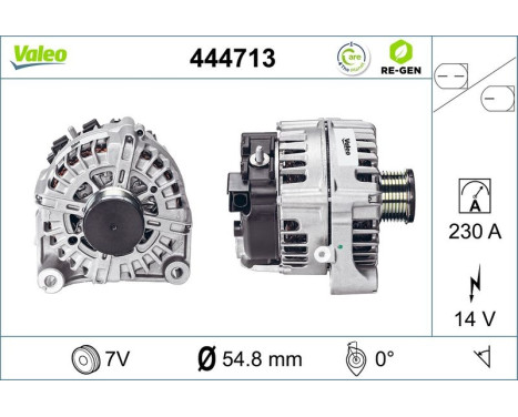 Dynamo / Alternator 444713 Valeo