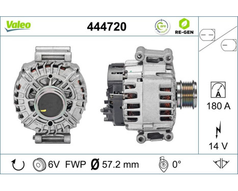 Dynamo / Alternator 444720 Valeo, Image 2