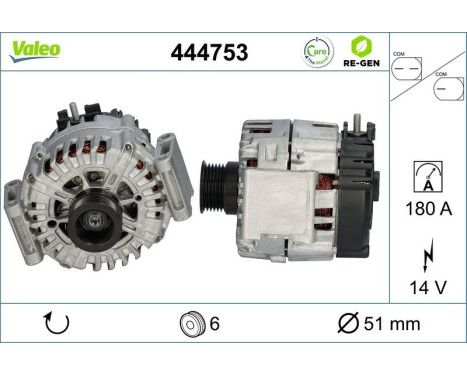 Dynamo / Alternator 444753 Valeo, Image 5