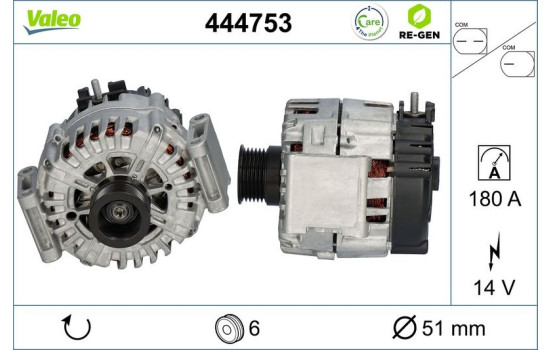 Dynamo / Alternator 444753 Valeo, Image 5