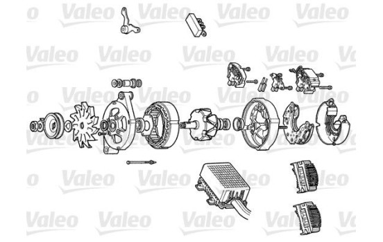 Dynamo Citroën 70A A14N91 Valeo