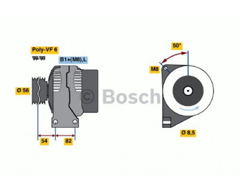 Dynamo E8(<)14V75/140A Bosch
