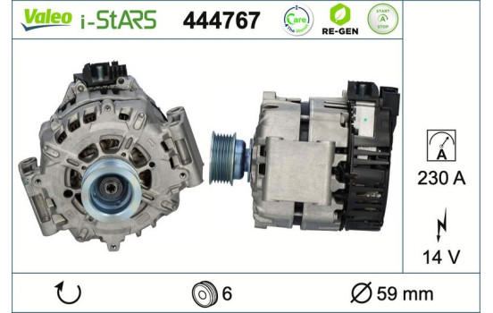 Starter Generator 444767 Valeo, Image 2