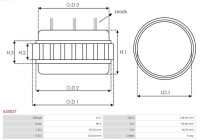 Stator, generator