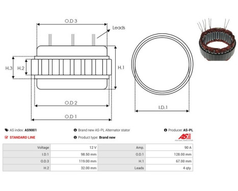 Stator, generator, Image 2