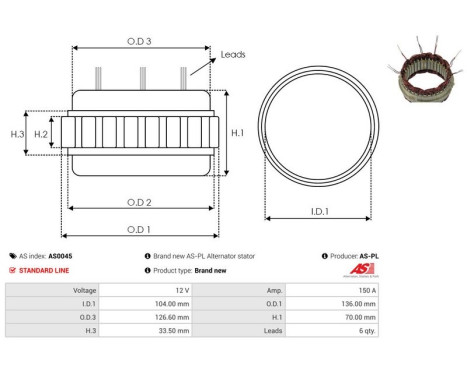Stator, generator, Image 2