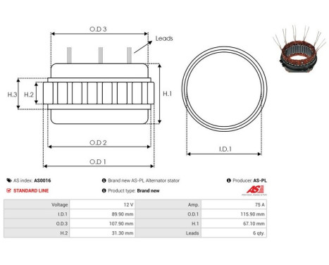 Stator, generator, Image 2