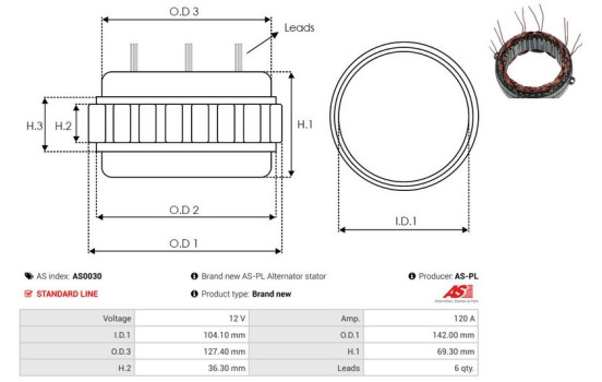Stator, generator, Image 2