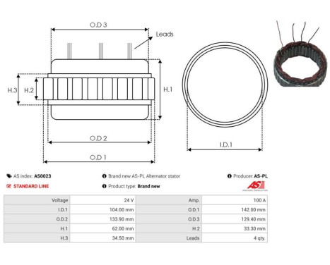 Stator, generator, Image 2