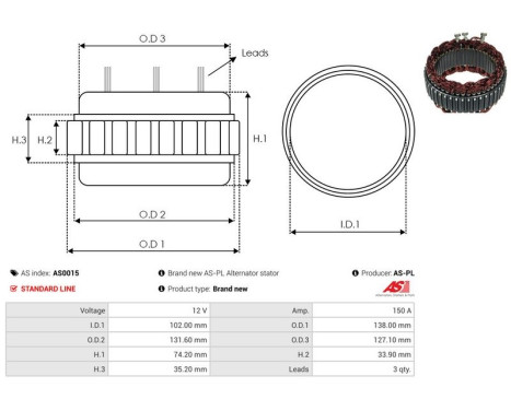 Stator, generator, Image 2