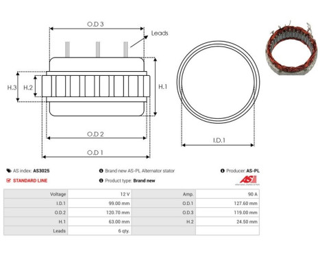 Stator, generator, Image 2