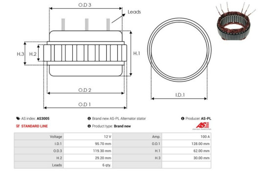 Stator, generator, Image 2