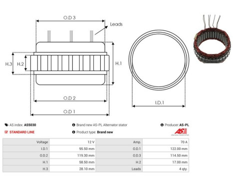 Stator, generator, Image 2