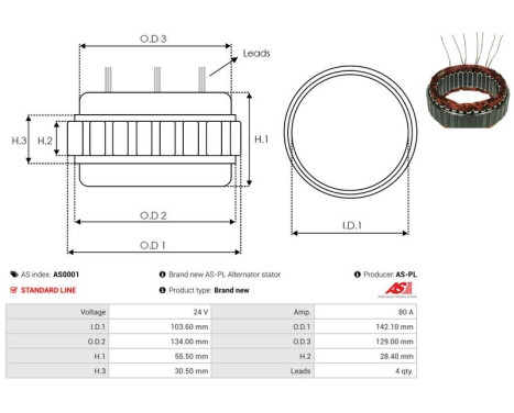 Stator, generator, Image 2