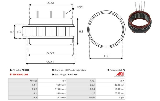 Stator, generator, Image 2