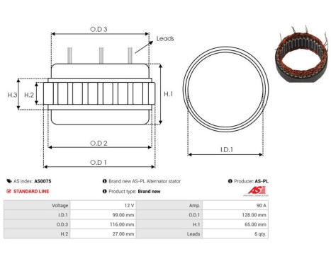 Stator, generator, Image 2