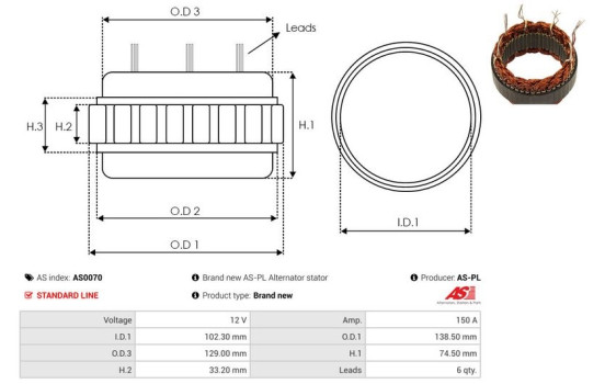 Stator, generator, Image 2